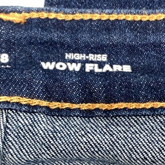 Old Navy Women's Denim High-Rise Wow Flare Jeans Blue Size 18 - Picture 4 of 6